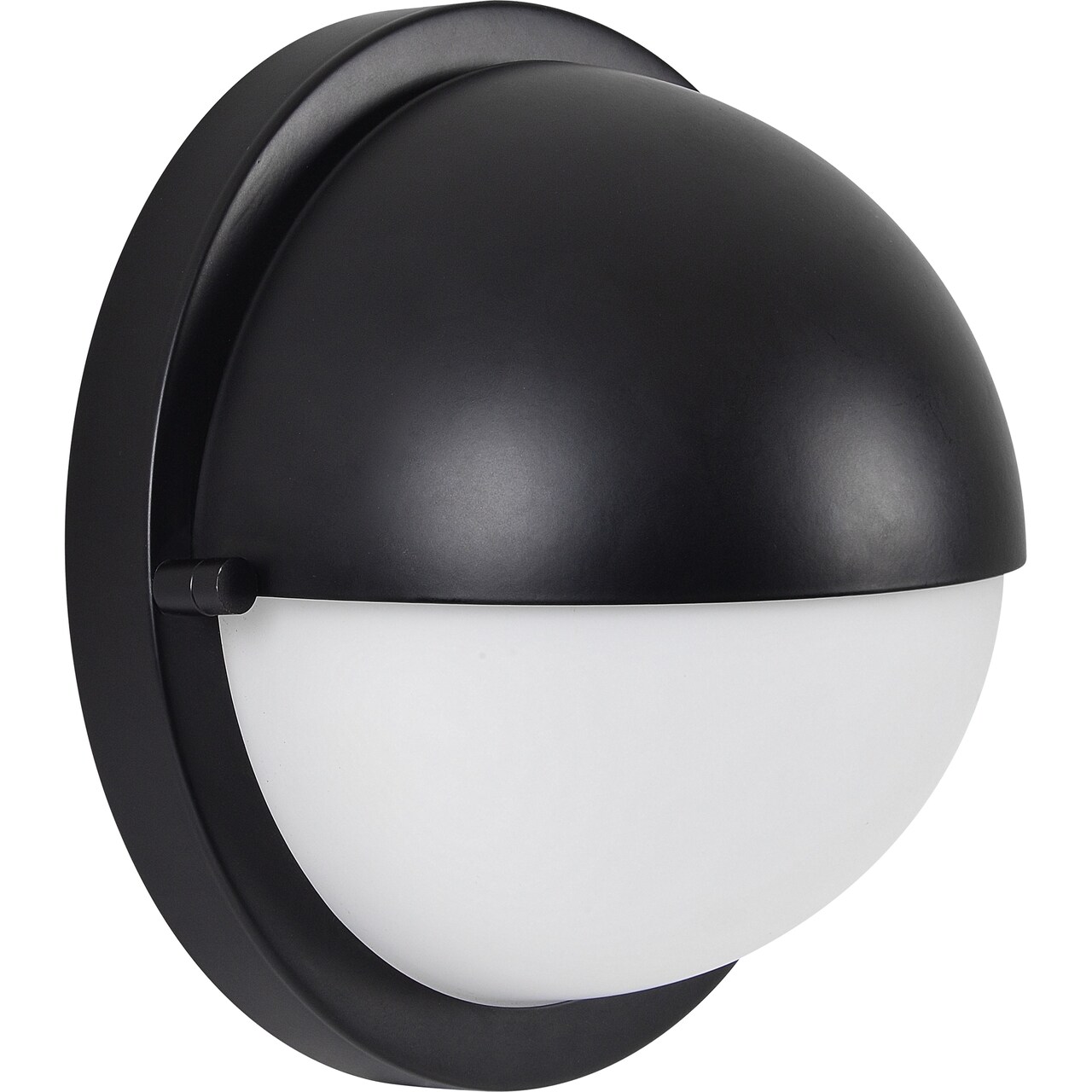 Signature Home Collection Wall Sconce with Globe Shade - 7.75" - Black and White